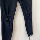 American Eagle AEO  The Dream Jean Hi Rise Ripped Jeggings Black Size 4 SHORT Photo 1