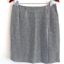 Jones New York  houndstooth tweed pencil skirt size 10 Petite NEW Photo 0