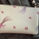 Coach Corner Zip Wristlet With Shooting Star Print and Charms Photo 5