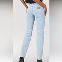 Wrangler light blue cowboy cut high waist slim bootcut jeans size 5 / size 0 Photo 3