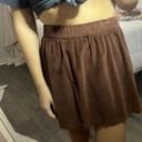 American Eagle Brown Corduroy  Skirt Photo 4