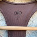 Alo Yoga  - Alosoft Serenity Bra in Gravel Photo 5