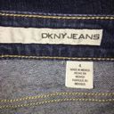 DKNY  Dark Wash Denim Side Slit Capris 4 Photo 3