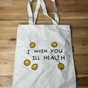 Wish " I  You Ill Health" Canvas Tote Bag Photo 0