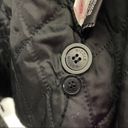 Nicole Miller  Classic Black 100% Genuine Leather Lined Trench Coat, Size Large Photo 8