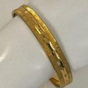 Monet  vintage gold bangle bracelet Photo 0