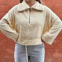 Urban Outfitters  Off White Beige Fuzzy Pullover Sweater Photo 1