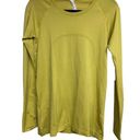 Lululemon NWT  Swiftly Tech Long Sleeve YLWP Yellow Pear Size 8 Photo 3