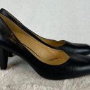 Ecco  Women's Black Heels Pumps Shoes Leather Size 39 Photo 1