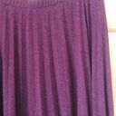 Coldwater Creek Vintage  burgundy pleated knit maxi skirt size XL Photo 55