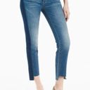 White House | Black Market  Blue Denim Tuxedo Straight Crop Jeans - Size 00 Photo 11