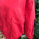 United Colors Of Benetton Vintage  Red Zip Up Bomber Jacket - Size 48 Photo 4