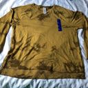 JoyLab  Women's Soft Lightweight tie-dye Sweatshirt sz M Gilded overdye Photo 0