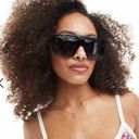 Quay Australia  No Curfew Oversized Shield Sunglass Black Polarized Photo 1