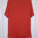 Ava & Viv  Ribbed Cut Out Shirt * Coral * 1X Photo 1