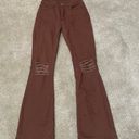 SheIn Flared Brown Jeans Photo 0