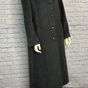 Jones New York Vintage Y2K JNY  Wool Mohair blend Long Gray Coat size Large Photo 5