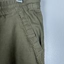 Eliane Rose  Linen Blend Drawstring Waist Cropped Capri Pants - Size 6 Photo 4