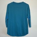 Nike  Women's Blue 3/4 Sleeve Top Photo 6