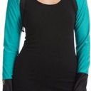 Moxie Cycling Aqua Black Long Sleeve Cropped Bolero XL X Photo 0