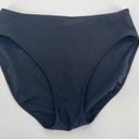 Gottex  High Waist Bikini Bottom Sz 12 Solid Black Full Coverage Photo 0