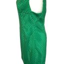 Tracy Reese PLENTY by  Emerald Green Sheath Dress Size 12 Laser Cut Knee Length Photo 1