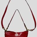 Coach  candy apple red hobo bag! Euc! Photo 3