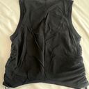 Lululemon Cinch Me Up Tank Black Size 4 Photo 1