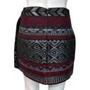 Outback Red Express Skirt Women 0 Gray Red Tribal Pencil Straight Skirt Mini Career Casual Photo 3