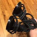 L.A.M.B. Gwen Stefani Rope Woven Sandals Rave Stilettos Pumps Sz 6 Photo 7