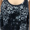 American Vintage Trend Responsibly (L) USA Y2K Women Black White Floral Racerback Swing Cami Top Photo 1