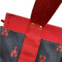 Tommy Hilfiger  Canvas Lobster Tote Bag Purse Preppy Red & blue Photo 8