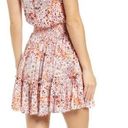 Poupette St. Barth  Pink Murrina Floral Print Ruffle Cover-Up Dress Size Small NWT Photo 1