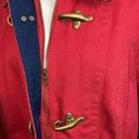 Ralph Lauren Lauren  Jeans Plus Size 1X  Fireman Jacket Barn Coat Red Canvas Photo 8