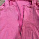 Pink Denim Buckle Dress Size L Photo 2