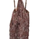 Bronx and Banco 🆕  Isle Fringe Mini Halter Dress Sz 4 US Photo 0