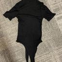 Olivaceous Short Sleeve Turtleneck Bodysuit Photo 1