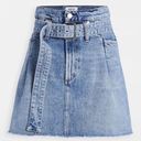 AGOLDE  90's Denim Mini Skirt High Waisted Blue Wash Women’s Size 24 Photo 0