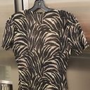 💕DEVON WINDSOR💕 Gemma Dress ~ Zebra Print Medium M Black Photo 10