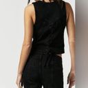 Free People  Beckett Denim Suit Vest Photo 3