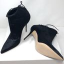 Manolo Blahnik  black calf hair pointed booties, size 40, NWOT Photo 4