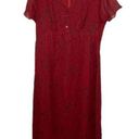 Kathie Lee Collection Vintage  Red Dress Photo 0