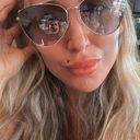 Oscar de la Renta  Gold Cat Eye Aviator Sunglasses Jordana Photo 12