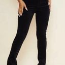 Pretty Little Thing Black Flare Jeans Photo 0