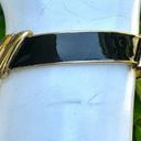 Monet  black and gold tone bangle bracelet Photo 3