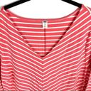 Old Navy  Coral Striped A-Line Dress Photo 3