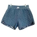 Polo NWT  Ralph Lauren quilted chambray blue denim jean shorts, Medium Photo 0