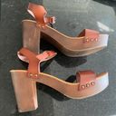 Big Buddha Brown Platform Heels Size 11 Photo 10