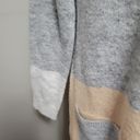 89th and Madison  pastel & gray colorblock duster cardigan size small Photo 1