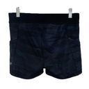 Lululemon  What The Sport Short Camo Deep Navy Black Compression Running Size 8 Photo 9